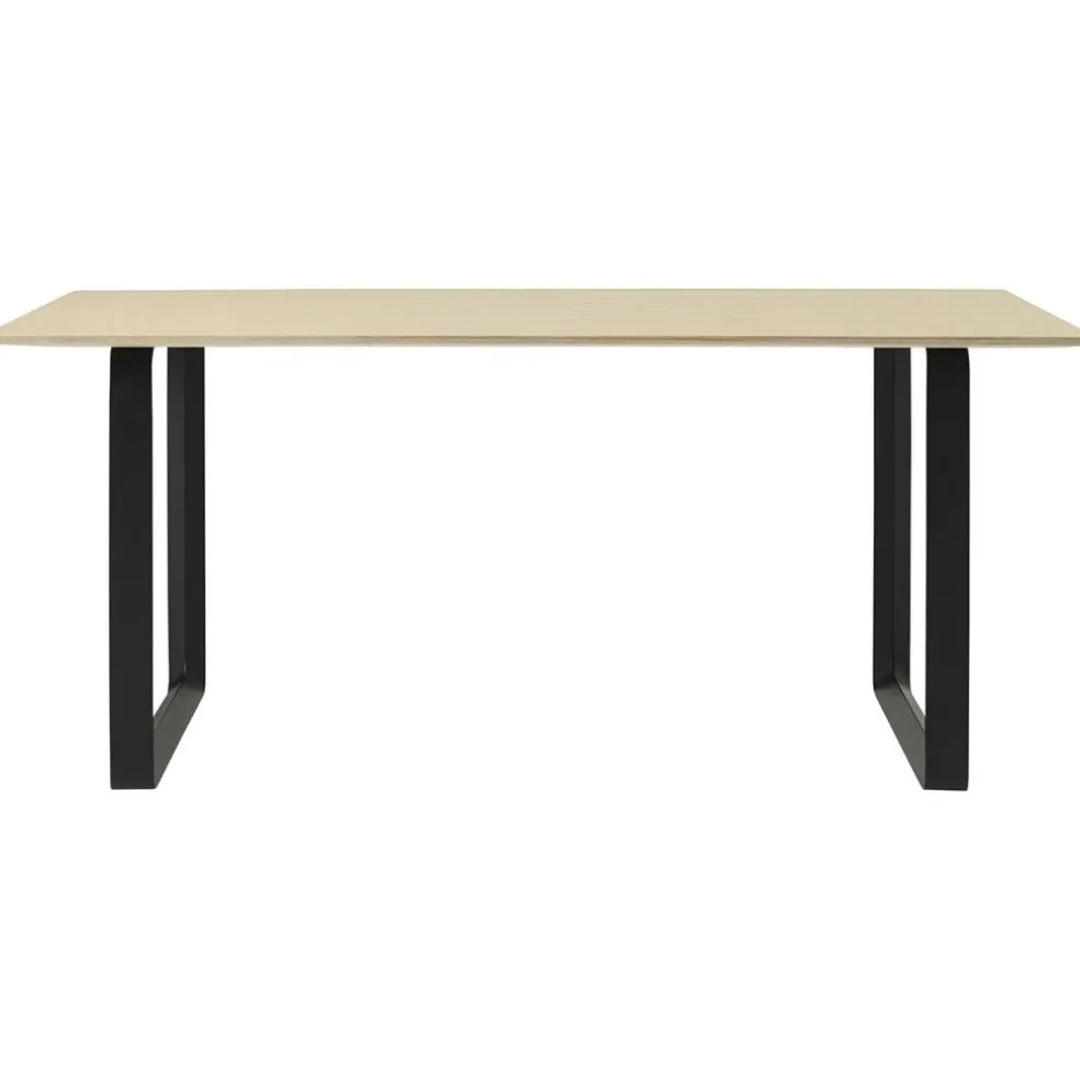 70/70 Bord 85x170 cm, Ekfanér / Svart