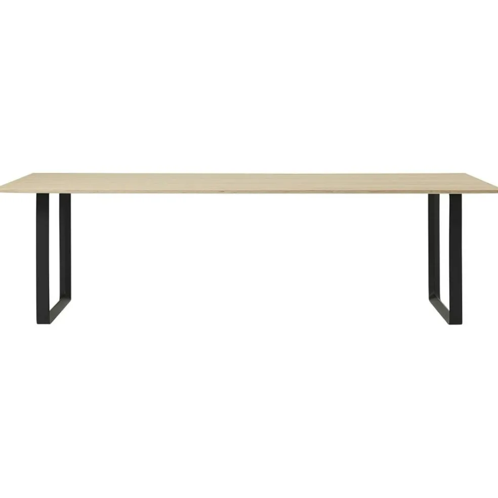 70/70 Bord 108x255 cm, Ekfanér / Svart