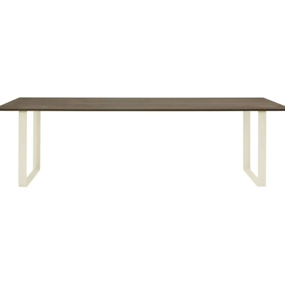 70/70 Bord 108x255 cm, Massiv Rökt Ek / Sand