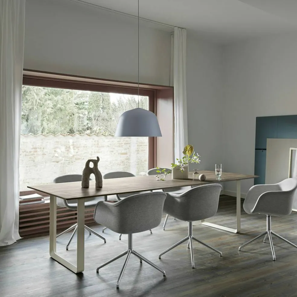 70/70 Bord 108x255 cm, Massiv Rökt Ek / Sand