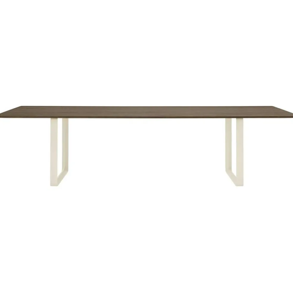 70/70 Bord 108x295 cm, Massiv Rökt Ek / Sand