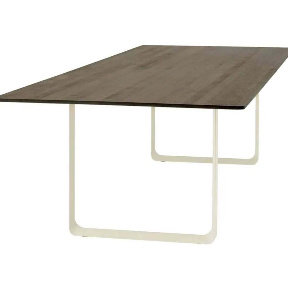 70/70 Bord 108x295 cm, Massiv Rökt Ek / Sand