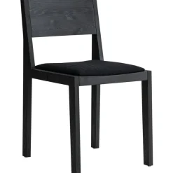 016 Maasto Matstol Klädd Sits, Svart