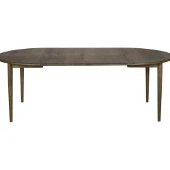 893 Matbord Förlängningsbar Ø120 cm, Rökt Ek