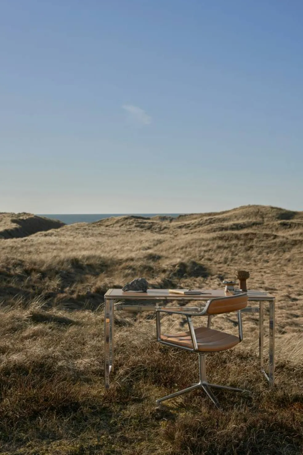 430 Skrivbord, Ljus Ek / Camel