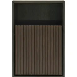 672 Sängbord, Mörk Ek