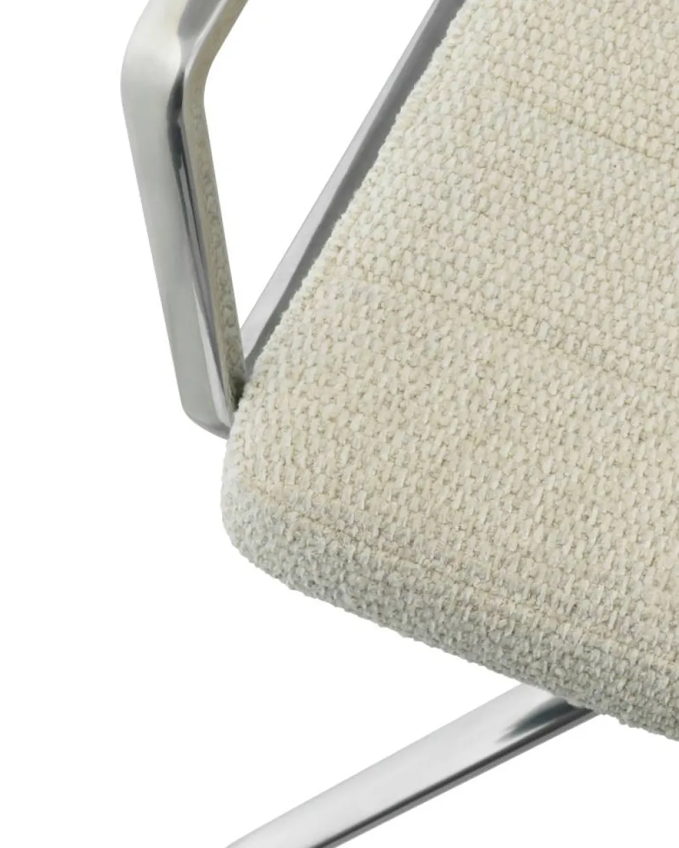 452 Snurrstol Med Fötter, Wavy Off-white