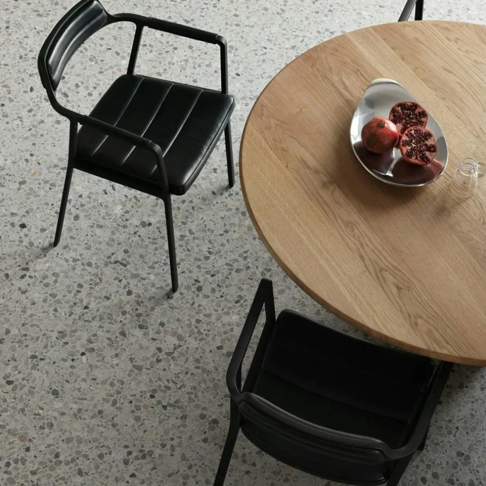 451 Stol Läder, Svart