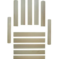A2 (1936-1963) Restaureringssats, Obehandlad Furu