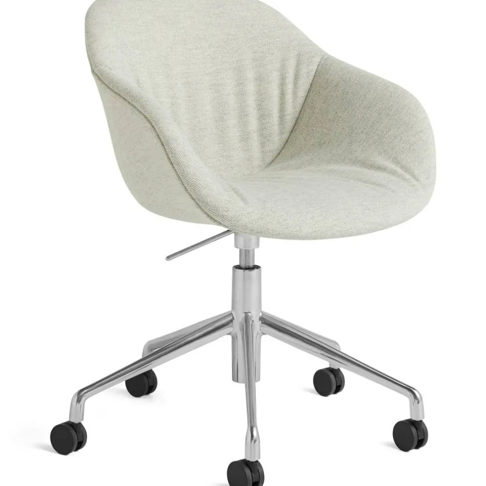 AAC 253 Stol 5 star swivel, Polerad Aluminium / Hallingdal