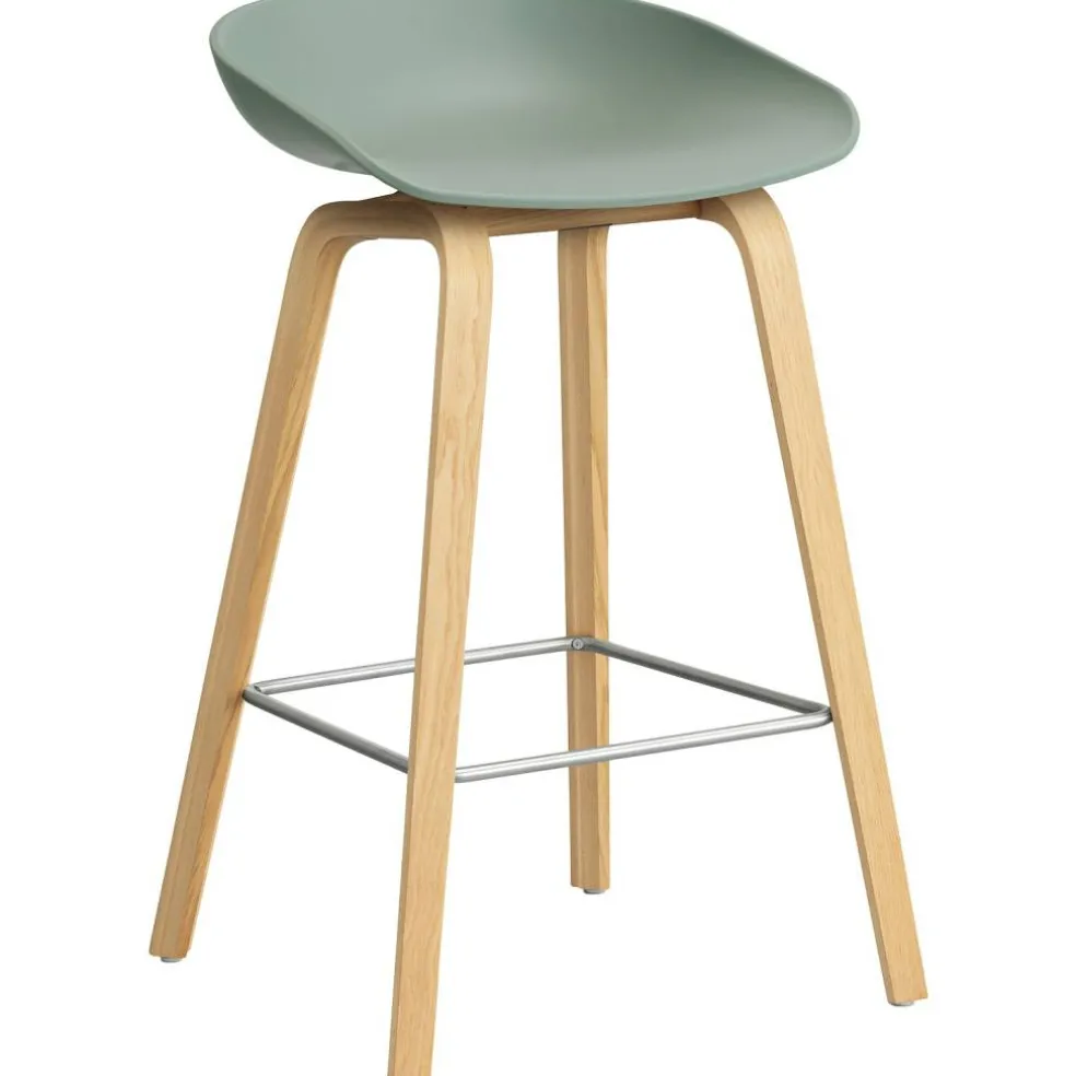 AAS 32 2.0 Barstol 75 cm, Lackad Ek / Fall Green