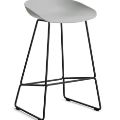 AAS 38 2.0 Barstol 65 cm, Rostfritt Stål Svart / Concrete Grey