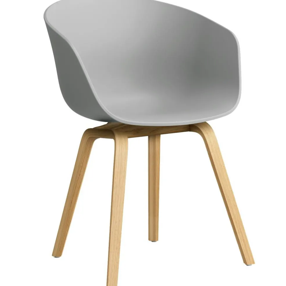 ACC 22 2.0 Karmstol, Lackerad Ek / Concrete Grey