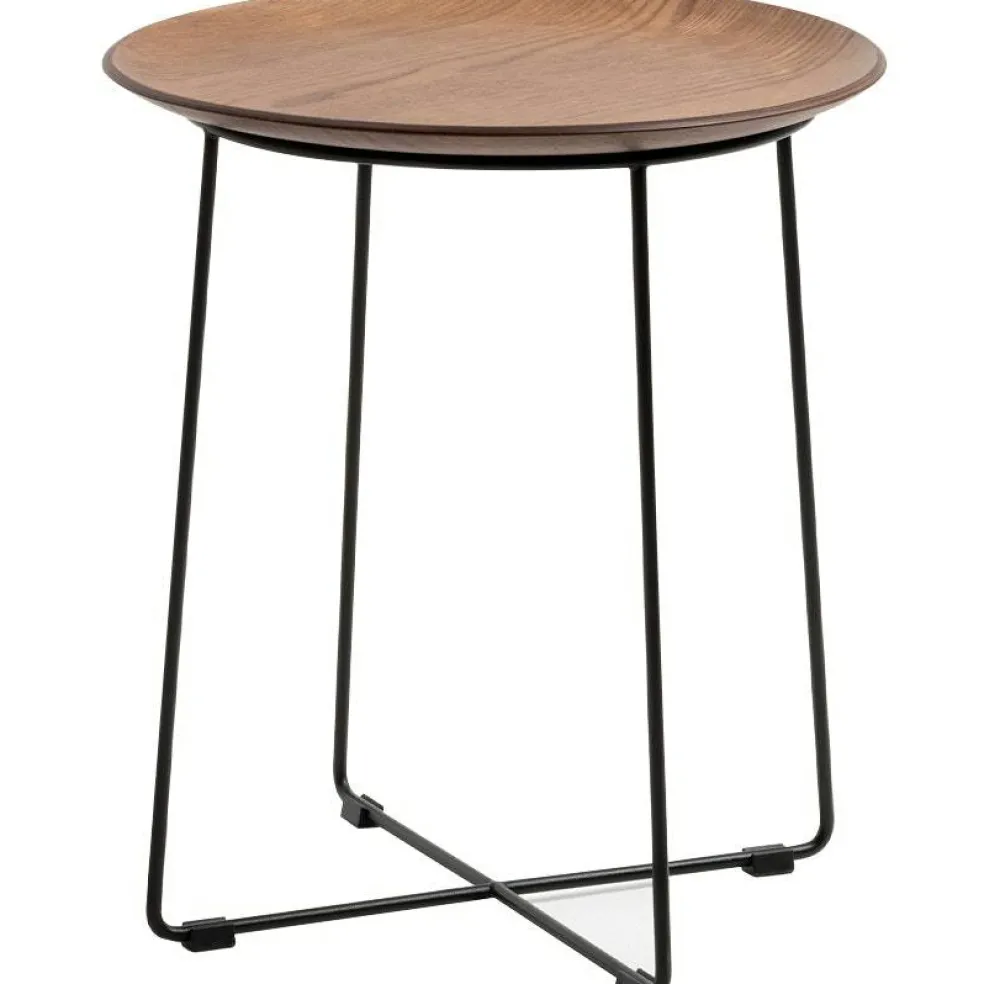 Al Wood Soffbord, Mörk Bok / Svart