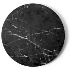 Androgyne Bordsskiva, Svart Marmor