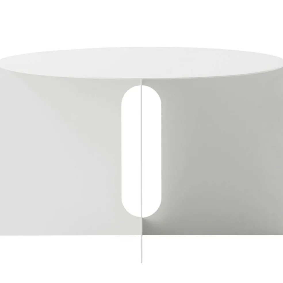 Androgyne Sidobord Ø63 cm, Ivory