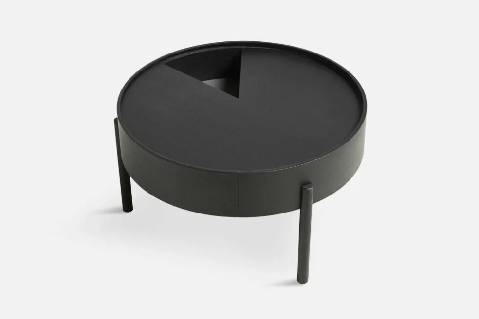 ARC Soffbord, Svartmålad ask