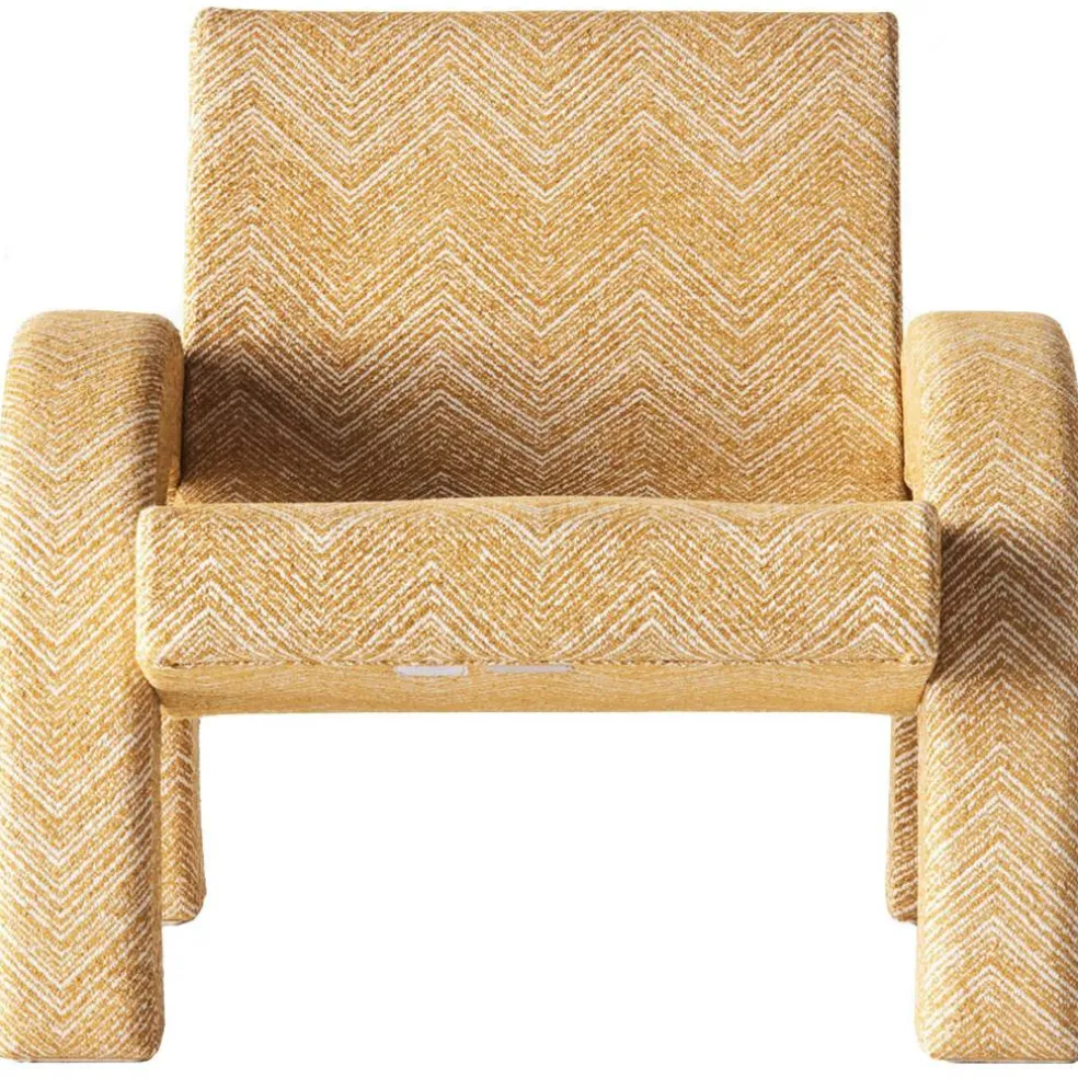 Arco Loungefåtölj, Ockra