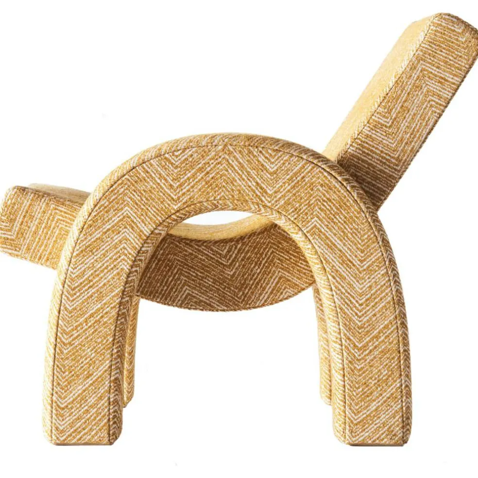 Arco Loungefåtölj, Ockra
