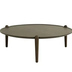 Aria Bord Ø90 cm H30 cm, Mörk Ek