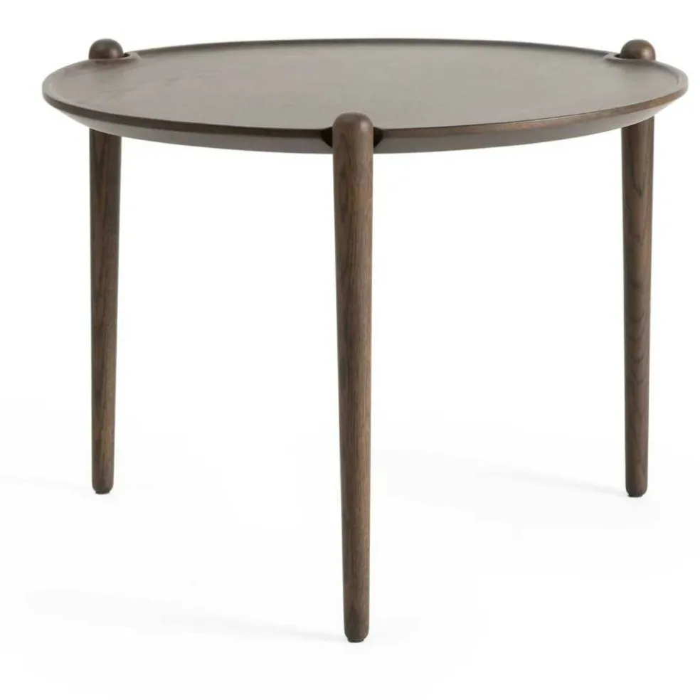 Aria Soffbord Ø60 Hög, Mörk Ek