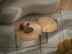 Aria Soffbord Ø50 Låg, Ek
