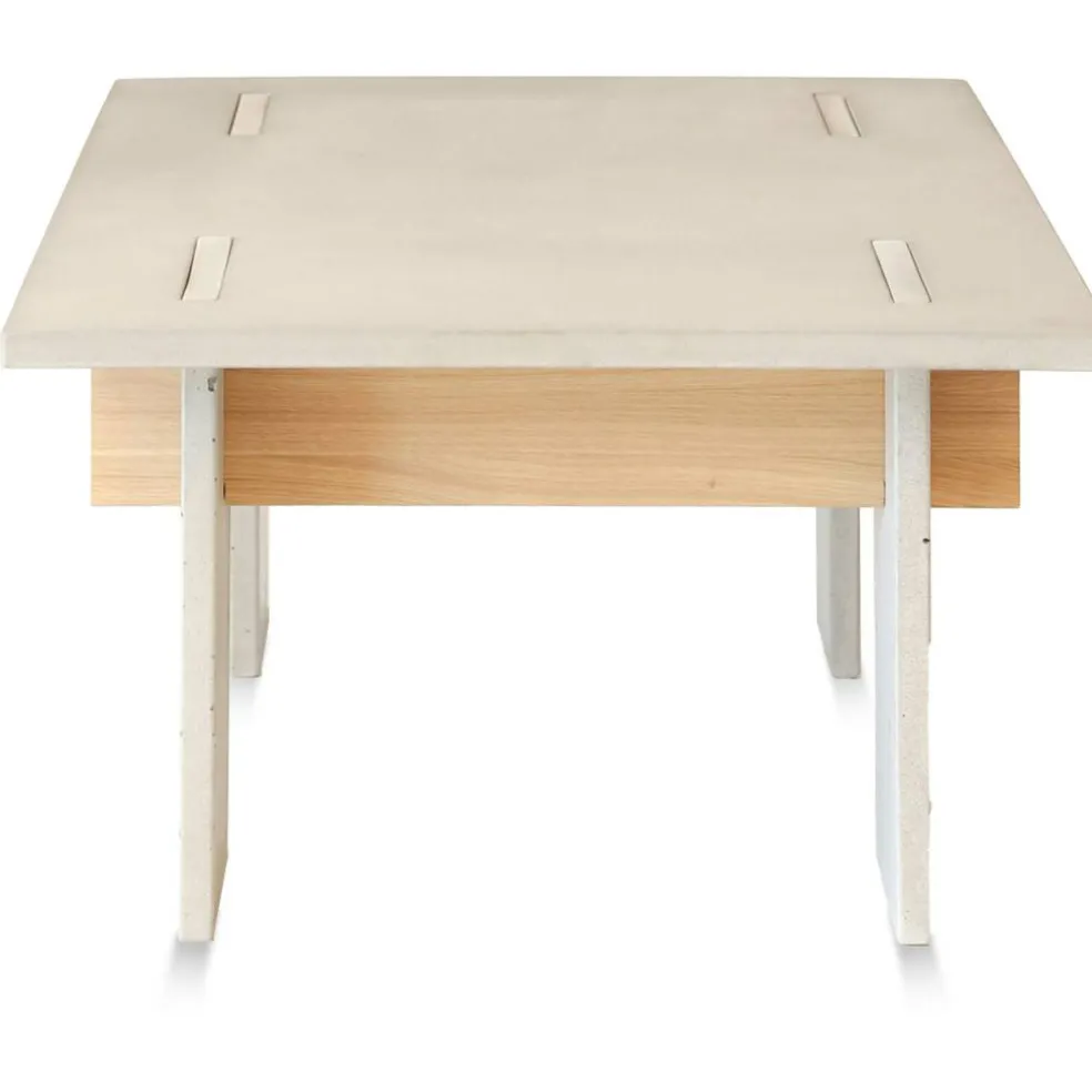 Arnold Soffbord 65x110 cm, Ljus Betong