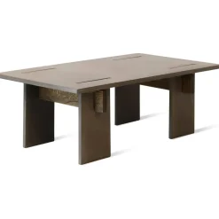 Arnold Soffbord 65x110 cm, Mörk Betong