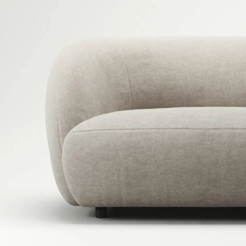 Atelier Soffa 3-Sits Micro Chenille, Sandshell Beige