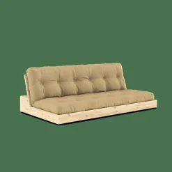 Bas Bäddsoffa Med 5-Lagers Madrass Transparent/Beige