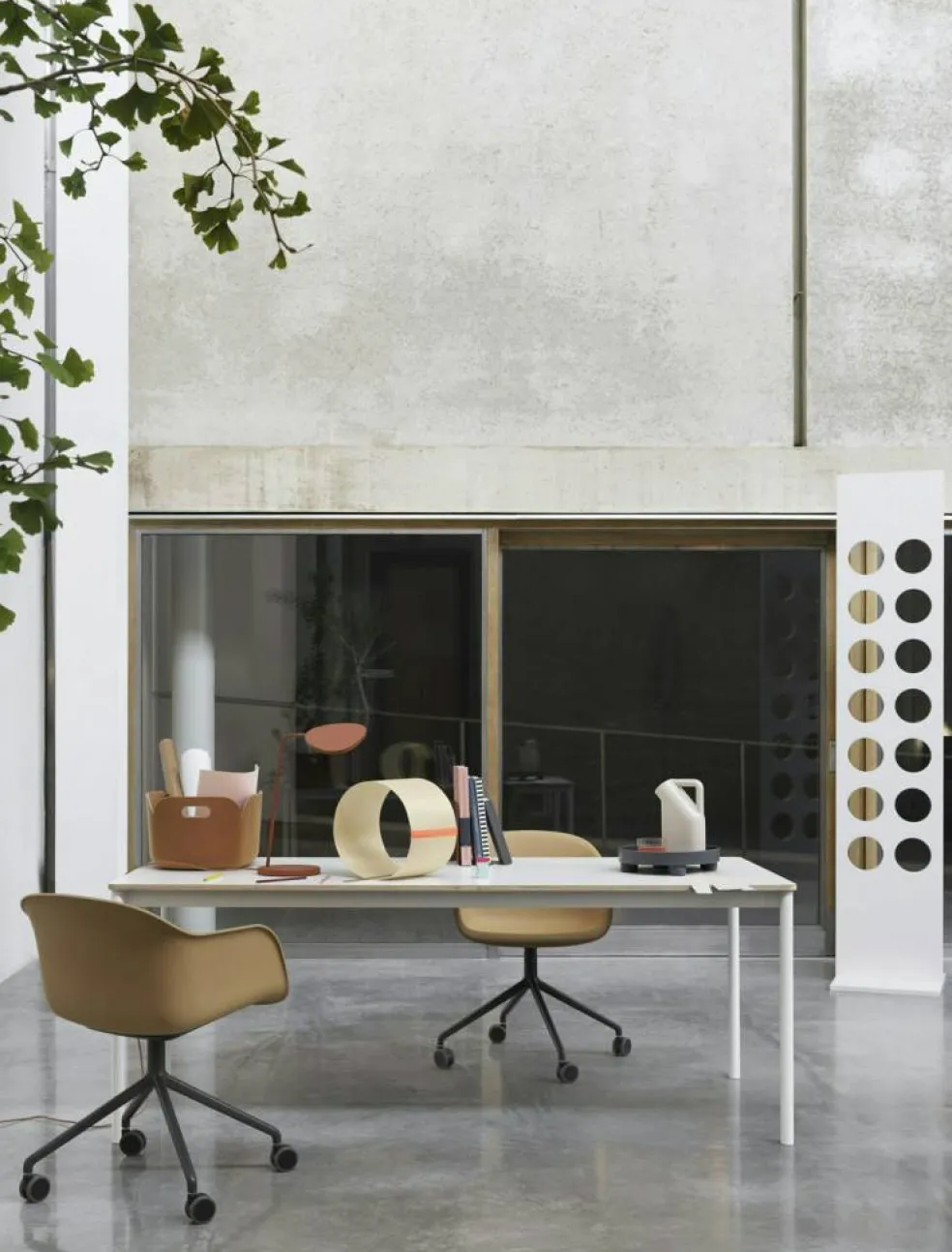Base Bord 85x190 cm, Laminat Vit