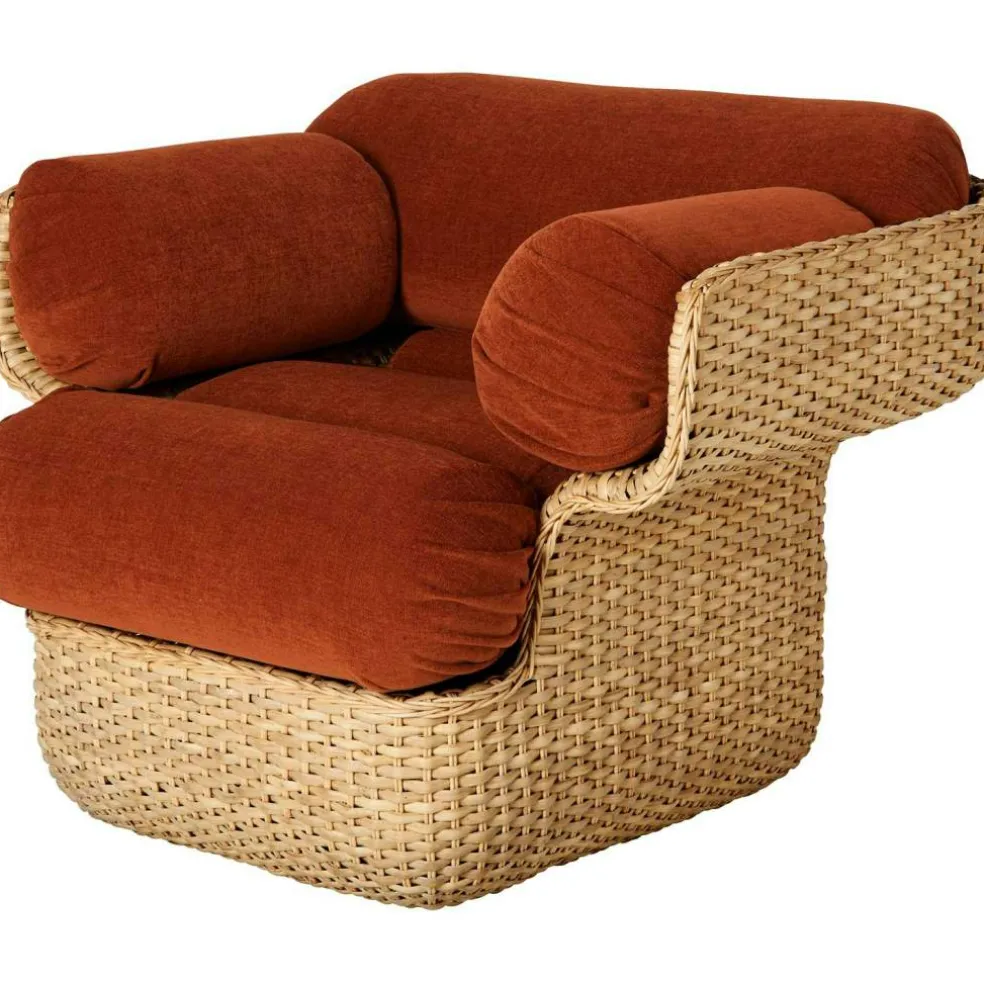 Basket Loungefåtölj, Rotting / Belsuede Sp Fr 133