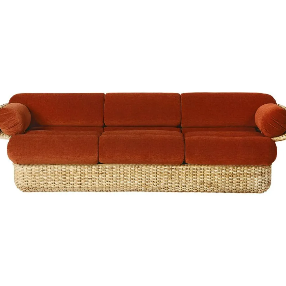 Basket 3-Sitssoffa, Rotting / Belsuede Sp Fr 133