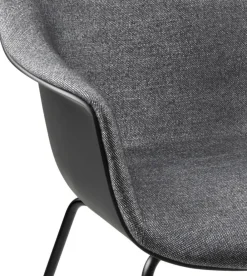 Bat Matstol Klädd Framsida / Konisk Bas, Plain 0023