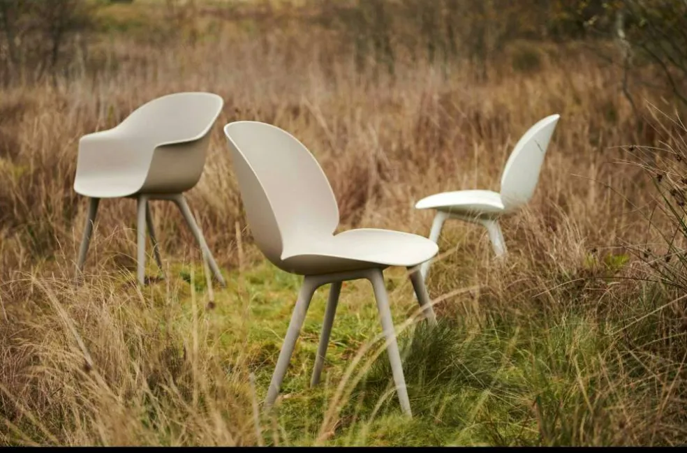 Beetle Matsalsstol Outdoor, New Beige