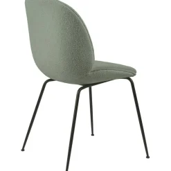 Beetle Stol Helklädd, Ben Svart, PG2, Li.Bouclé 012