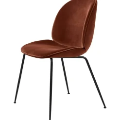 Beetle Stol Klädd Black Base / Dandy, Rusty Red