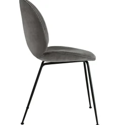 Beetle Stol Klädd Black Base/ Eros, Concrete