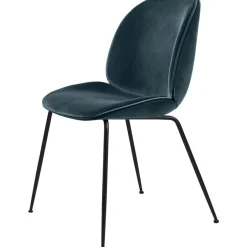 Beetle Stol Klädd Black Base/ Dandy, Steel Blue