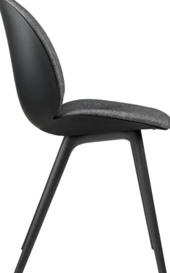 Beetle Stol Klädd Framsida / Plastbas, Plain 0023