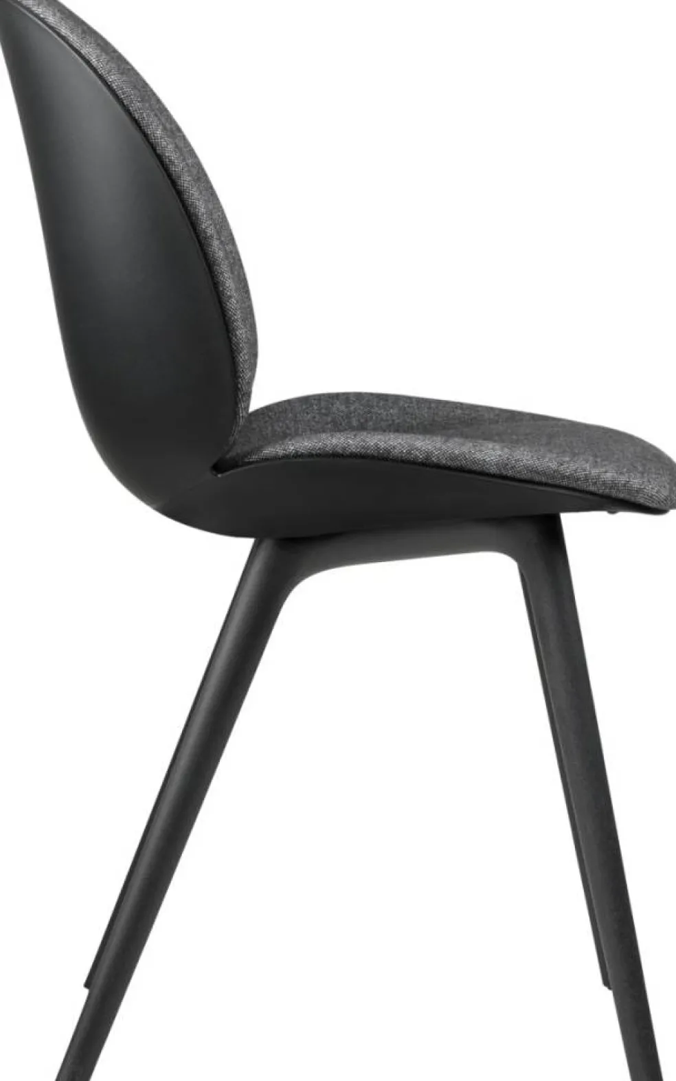 Beetle Stol Klädd Framsida / Plastbas, Plain 0023