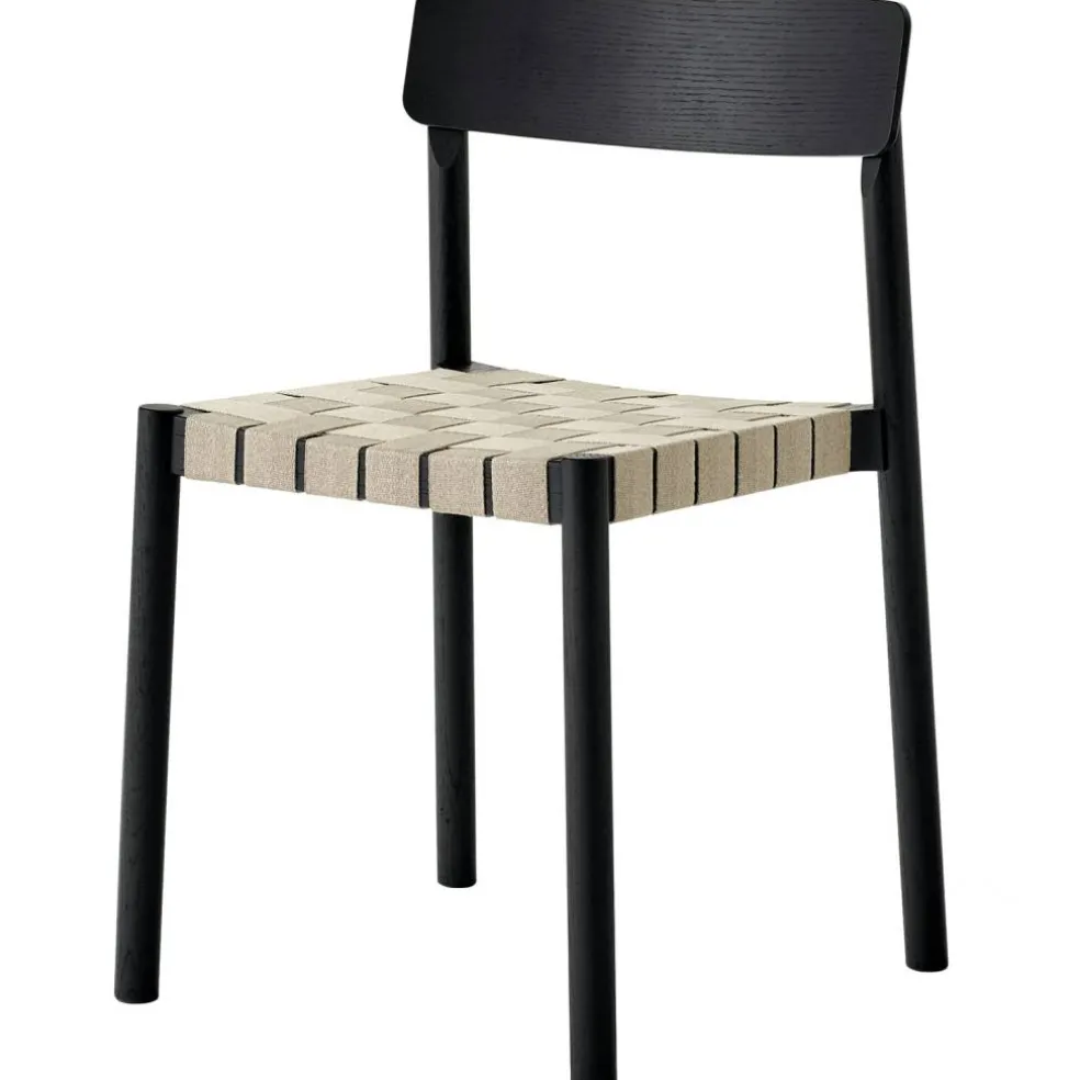 Betty Stol TK1, Svart / Natur