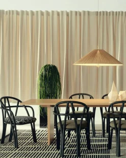 Bistra Matsalsstol, Ebony / Reales Pattern 003