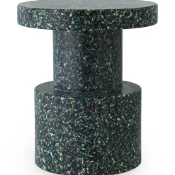 Bit Pall / Sidobord, Svart Multi