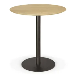 Blend Bord Ø70 cm, Mörk Brons / Ek
