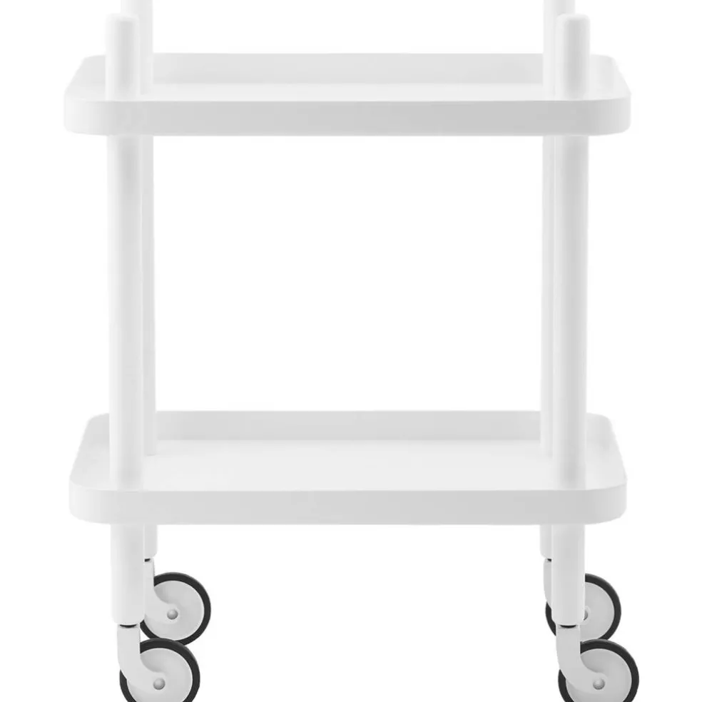 Block Bord, Vit/Vit