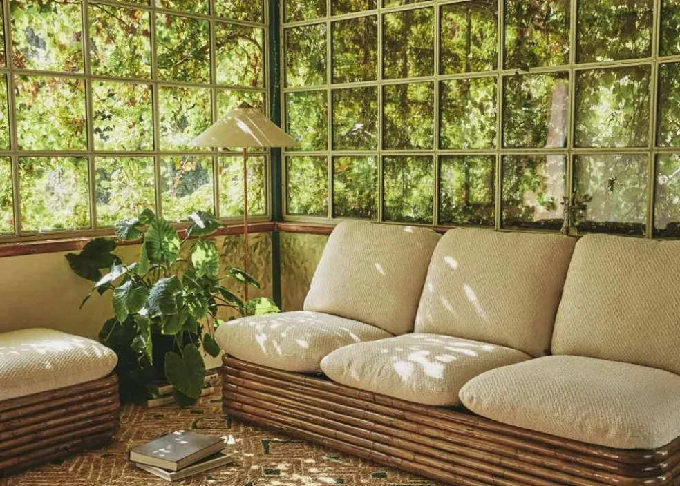 Bohemian 72 Ottoman, Dedar Lupo Bouclé 007