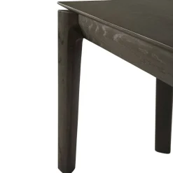 Bok Bänk Mörkbetsad Ek, 35x186 cm