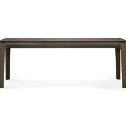 Bok Bänk Mörkbetsad Ek, 35x166 cm
