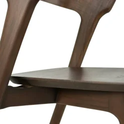 Bok Stol, Mörkbetsad Teak
